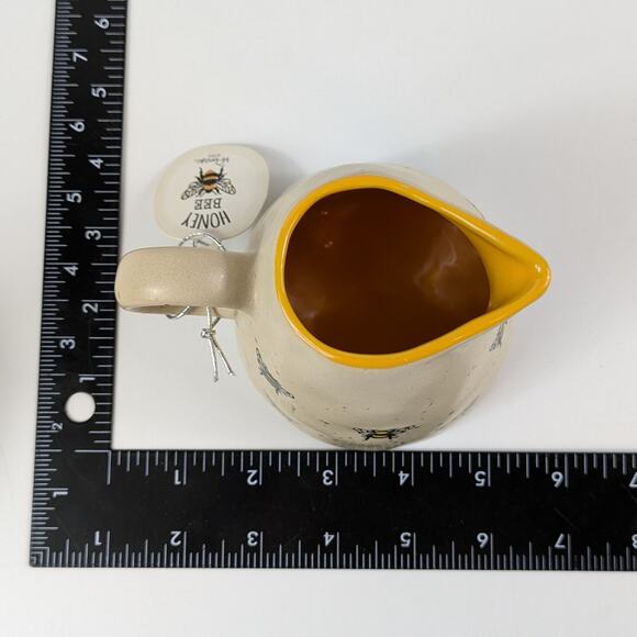 Spectrum Designz Barney Bee Repeat Sugar Bowl Creamer Set New Tags NWT Bumblebee - Picture 14 of 16